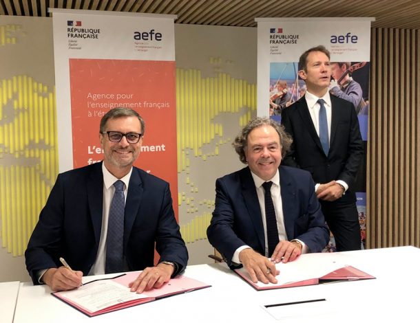 Signature of a framework agreement between Odyssey and the AEFE.