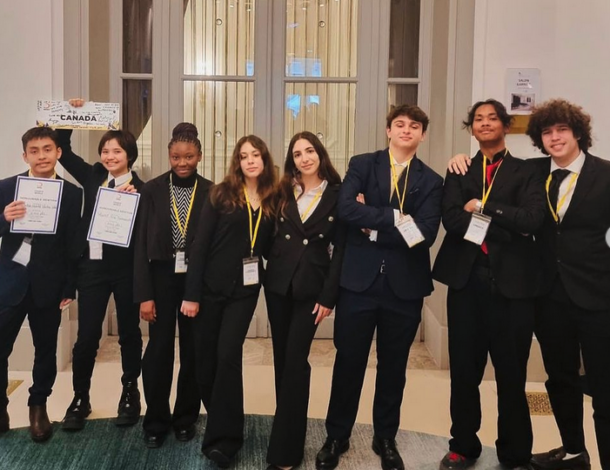 St Dominique Delegates at the Change the World Model United Nations