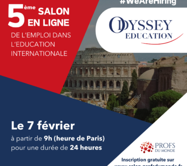 Odyssey Education au 5ᵉ Salon en ligne de l’Emploi dans l’Education Internationale